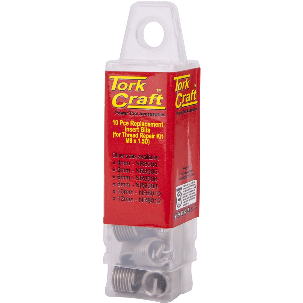 Thread Repair Kit M8 X 1.5D Replacement Inserts 10Pce