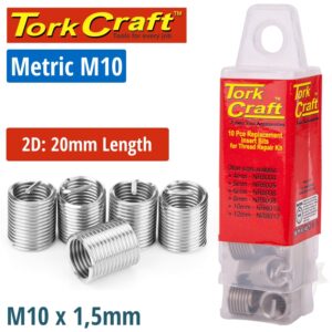 Thread Repair Kit M10 X 2D Replacement Inserts 5Pce