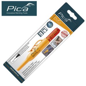 Pica Ink Marker For Deep Holes Red In Blister