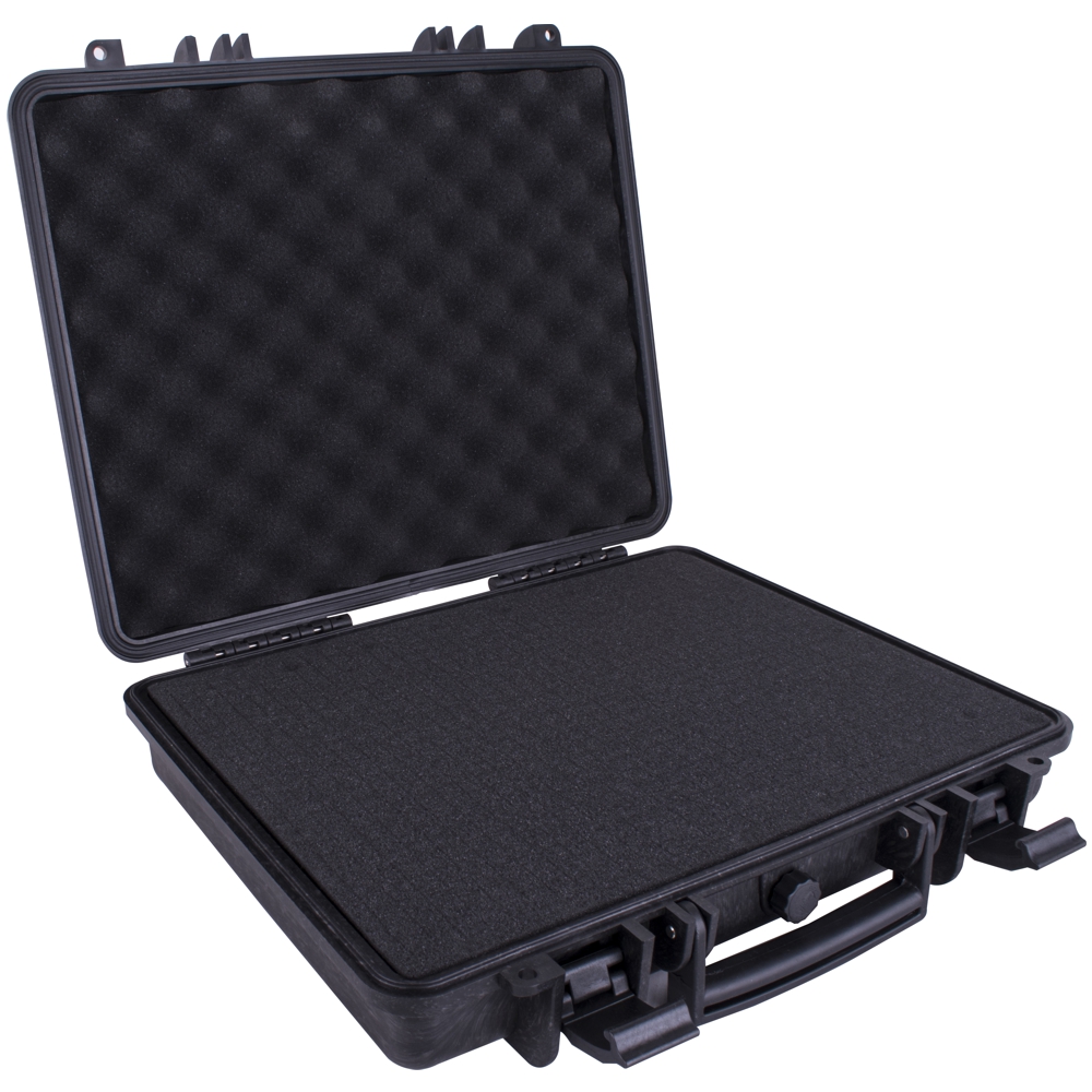 Hard Case 417X364X104Mm Od With Foam Blk Water & Dust Proof For Laptop
