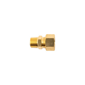 Brass Conical Str. 3/8' Tube X 1/4' M
