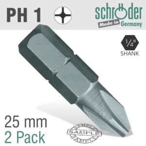 Phil.no.1X25Mm Classic Bit 2Cd
