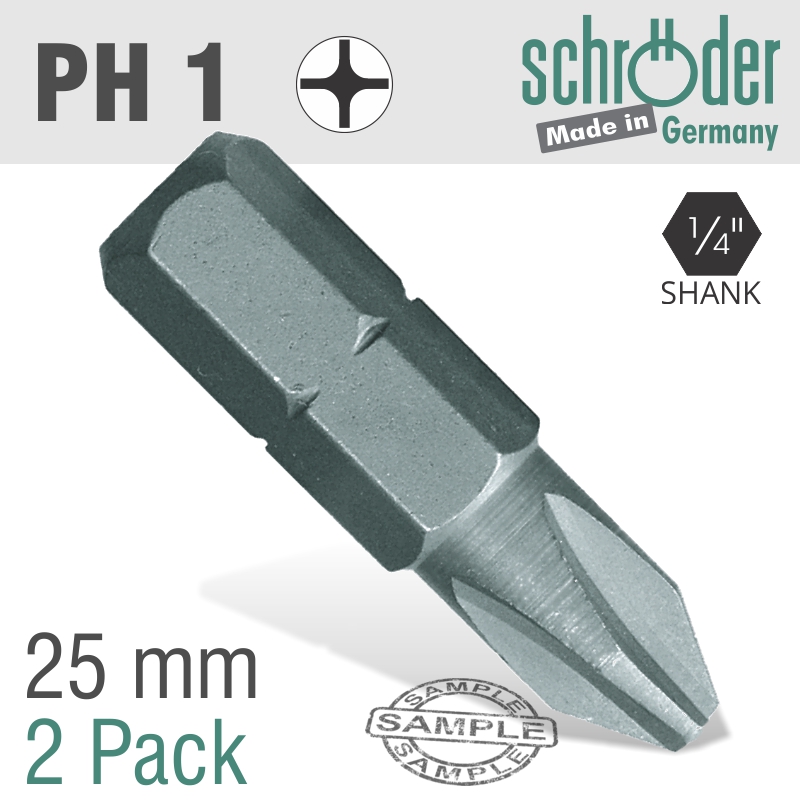 Phil.no.1X25Mm Classic Bit 2Cd