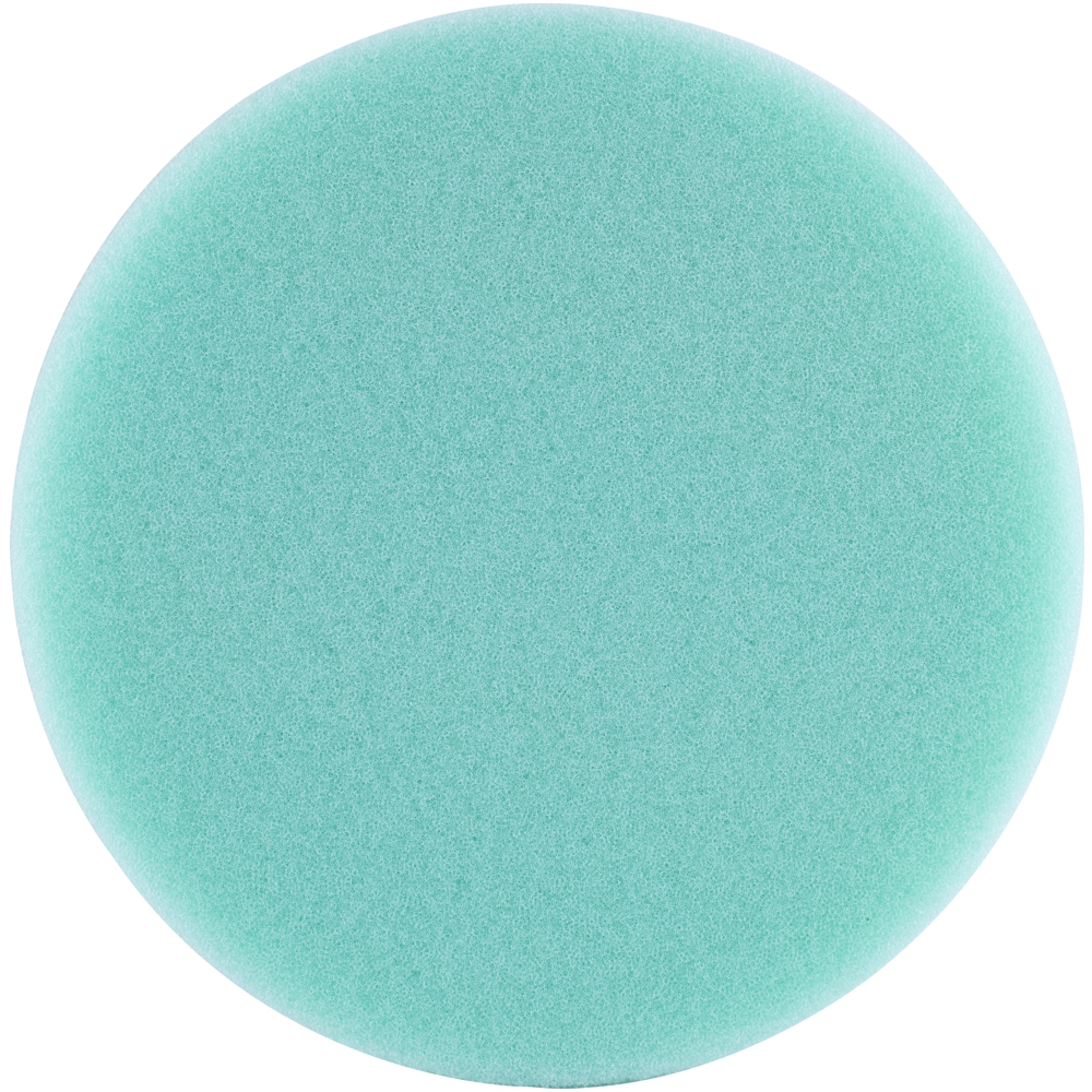 Foam Pad Hook And Loop Green Sponge 150Mm 6' Light Finishing