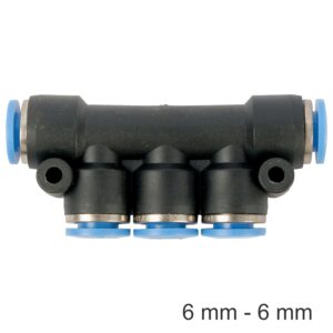 Pu Hose Fitting Manifold 6Mm-6Mm
