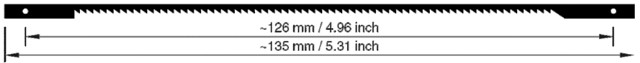 Scroll Saw Bl.9Tpi W/Pins Rev.t. 6/Pack