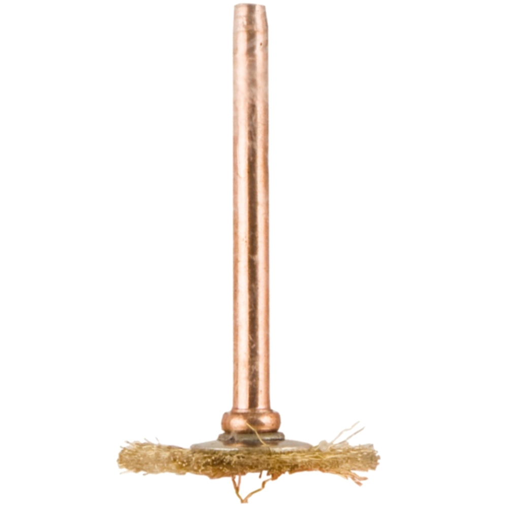 Mini Brass Brush 19.1Mm Wheel 3.2Mm Shank