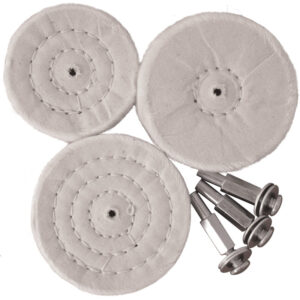 3 Pce White Buff Set All Portable Drills