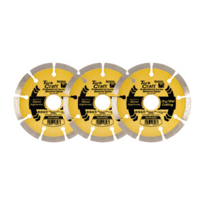 Diamond Blade Segmented 115Mm Professional Bulk 3 Pack Shrink