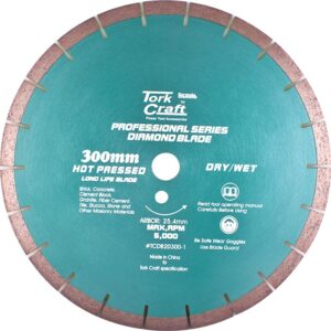 Dia. Blade 300X12X25.4Mm Gen. Purp. Hot Pressed Segmented