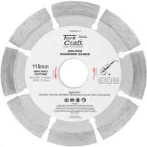 Diamond Blade Segm 115Mm X 10Mm Reinforced Concrete