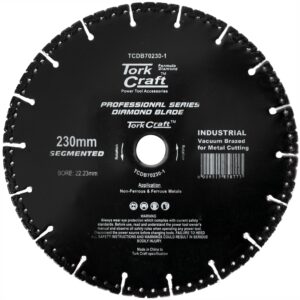 Diamond Blade Seg.230X22.23Mm Vacuum Brazed Metal Cutting