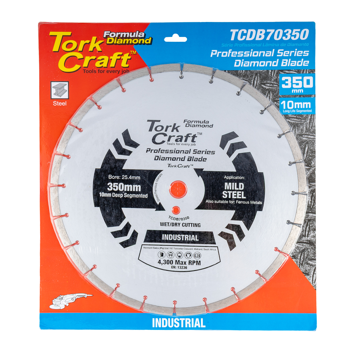 Diamond Blade Seg.350X25.4 Metal Cutting