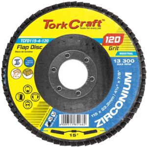 Flap Disc Zirconium 115Mm 120Grit Angled