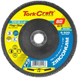 Flap Disc Zirconium 180Mm 60Grit Angled