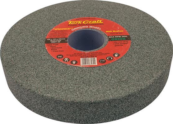 Grinding Wheel 150X25X32Mm Bore Fine 60Gr W/Bushes For B/G Green