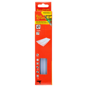 Glue Stick 07 X 200Mm 12Pc Hot Melt Gen. Purpose Eva 18000Cps