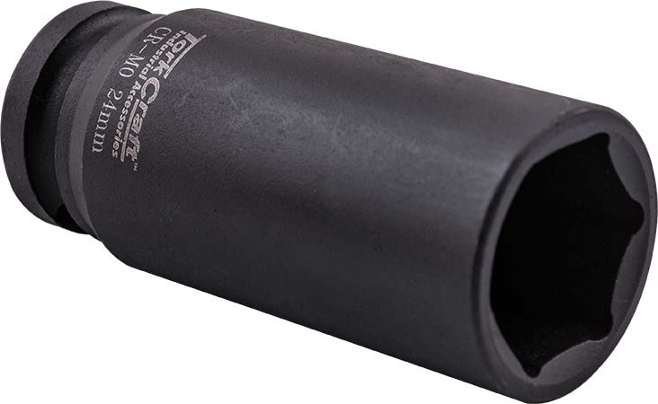 25Mm 1/2' Drive 6Pt Deep Impact Socket