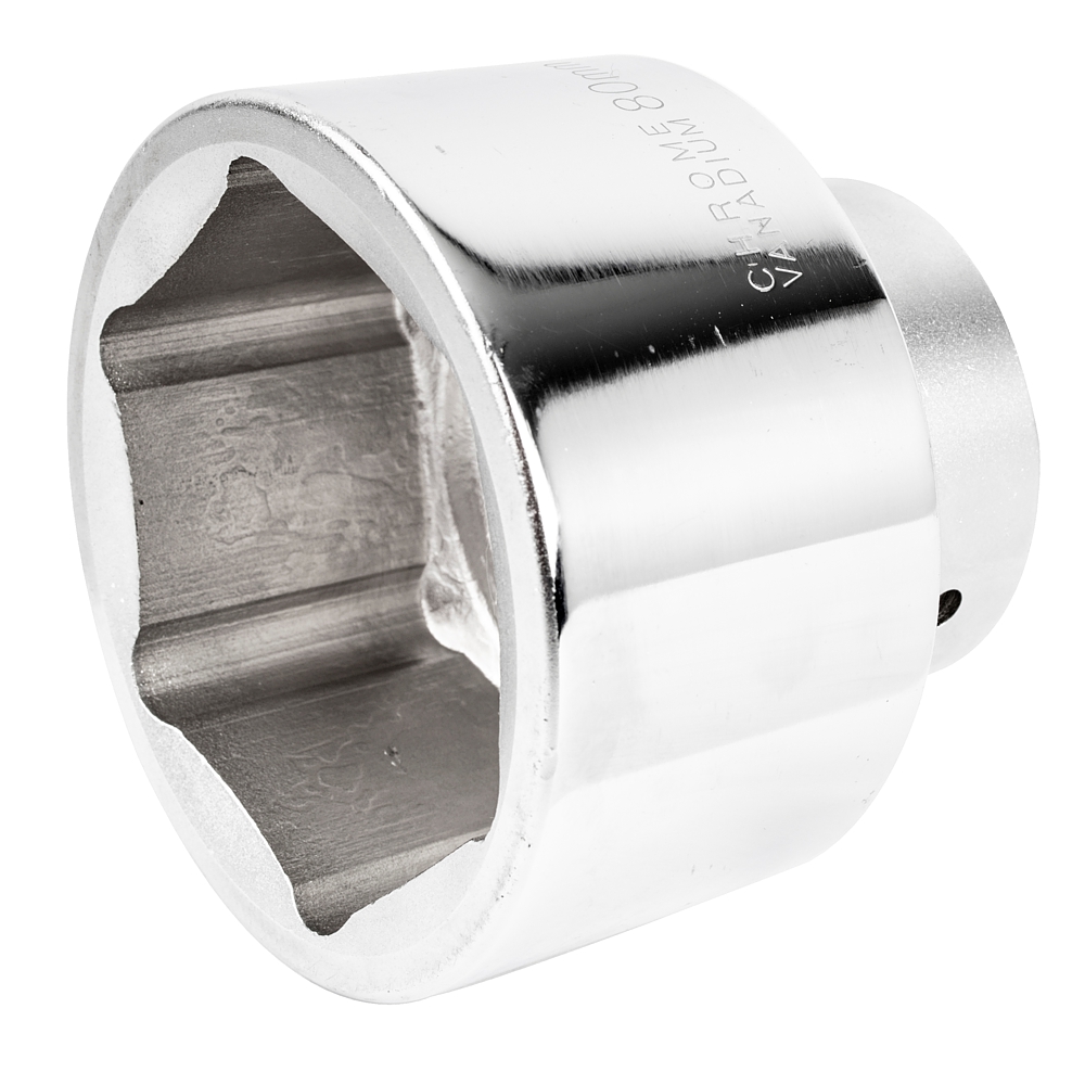 Socket 80Mm 1' Drive Crv Hex