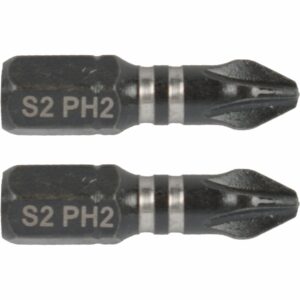 Impact Phil.2 X 25Mm Ins.bit 2/Card Ph2