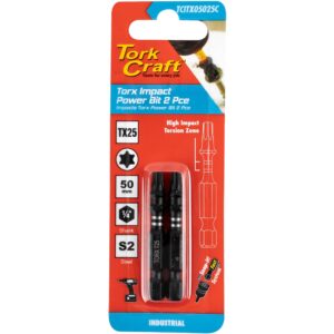 Torx Tx 25 Impact Power Bit 50Mm 2Pc Carded