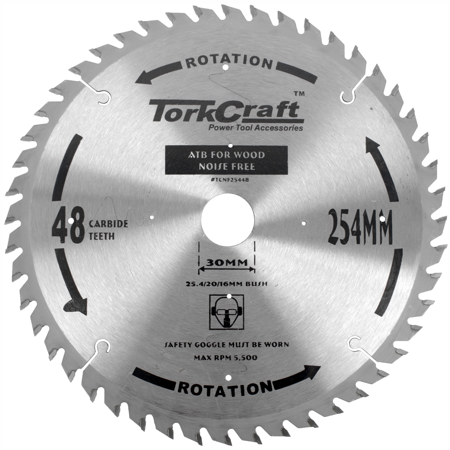 Blade Tct Noise Free 254X48T 30/1/20/16