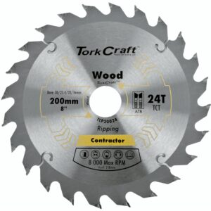 Blade Contractor 200 X 24T 30/1/20/16 Circular Saw Tct