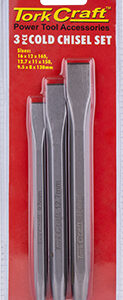 Tork Craft Cold Chisel 3Pc