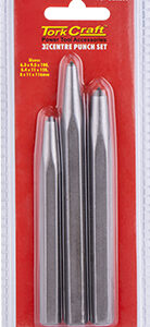 Tork Craft Center Punch Set 3Pc