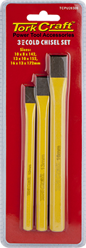 Tork Craft Cold Chisel Set 3Pc
