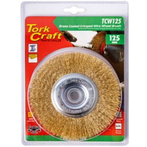 Wire Wheel Brush 125Mm X 14Mm X 16Mm Arbor With 1/2' Bush