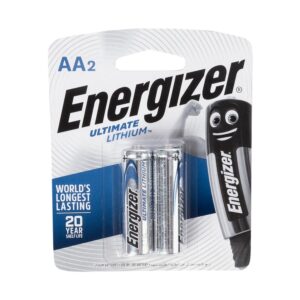 Ultimate Lithium Aa Battery- 2Pack (Moq6) Energizer