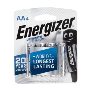 Ultimate Lithium Aa Battery-4Pack (Moq6) Energizer